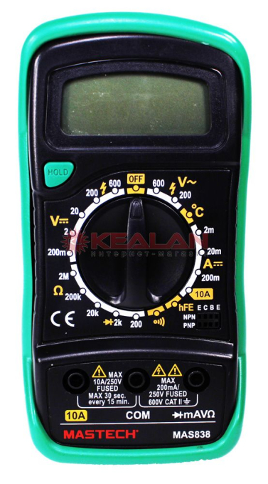 Mastech MAS838 мультиметр цифровой
