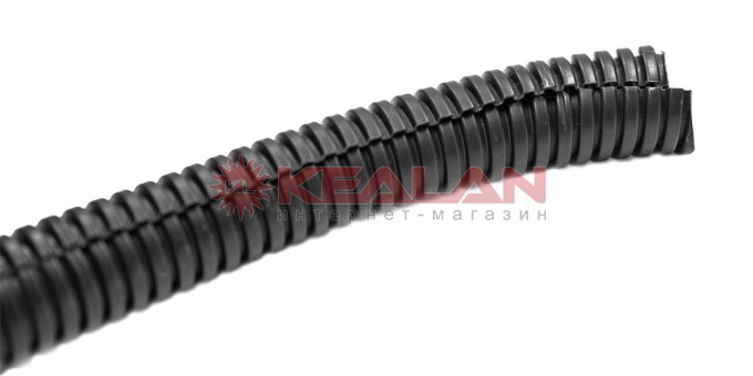 DKC 4P91050 автомобильная гофрированная трубка с разрезом, диаметр 9,8 мм.