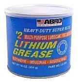 ABRO MASTERS LG-935 смазка литиевая синяя #2, 454 г.