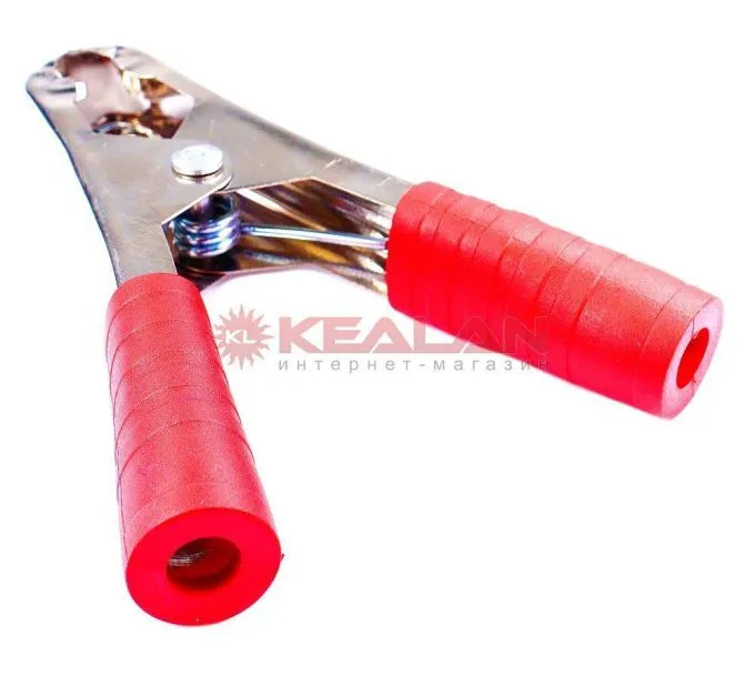 AUTOFIX CC-100A-105R зажим "крокодил" красного цвета