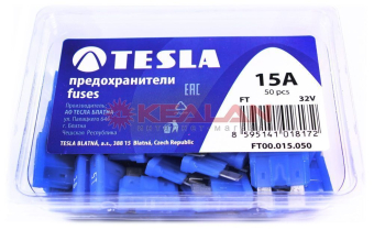 TESLA FT15 предохранитель ножевого типа, стандарт, 50 шт.