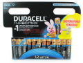 DURACELL TURBO MAX, ААA/LR03-12BL батарейка алкалиновая, 12 шт.