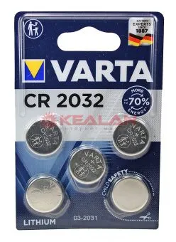 VARTA ELECTRONICS CR2032 литиевая батарейка, 5 шт.