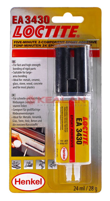 LOCTITE EA 3430 быстроотверждаемый, прозрачный эпоксид, 24 мл.