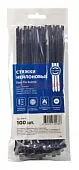 Fortisflex EasyFix 200x3.6 стяжки кабельные, черные, 100 шт.