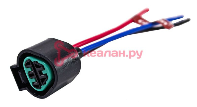 CARGEN AX6383 Разъем PB62503027 (3pin) 3 контакта ДХО, ПТФ, электрокорректора фар, боковых повторите
