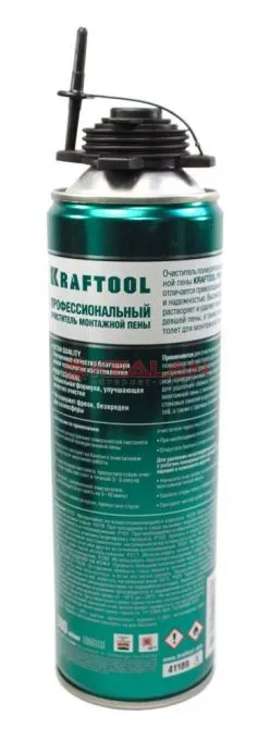 KRAFTOOL очиститель монтажной пены, 500 мл.