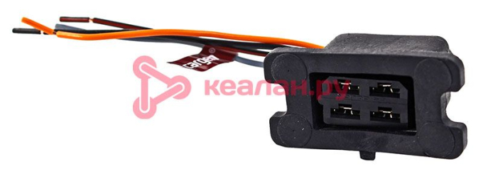 CARGEN AX37303 разъем 12058080 (4pin) 4 контакта к заднему фонарю (с пыльником 5320-3716017) для ЗИЛ
