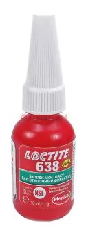LOCTITE 638 вал-втулочный фиксатор анаэробный, высокопрочный, быстроотверждаемый, 10 мл.