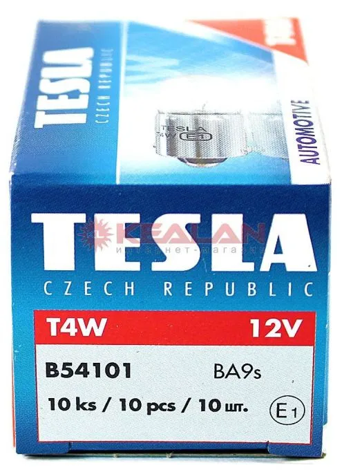 TESLA T4W лампа автомобильная 12V