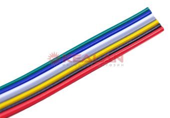 TITAN PM 0,35 7-Pin провод монтажныи, 7 жил: красный, черный, желтый, серый, белый, синий, зел