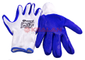 GWARD Blue перчатки нейлоновые белые с синим нитриловым покрытием, размер 9/L