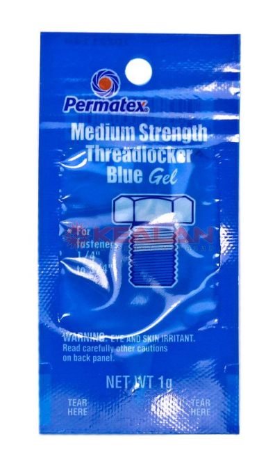 Permatex 09978 фиксатор резьбы средней фиксации синий, 1 г.