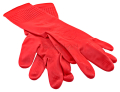 GWARD ROSE перчатки латексные, удлиненные, вес 100 грамм, размер 7 (S)