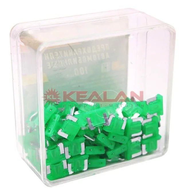 ABRO MASTERS FU-AI370-1-3-30A предохранители флажковые микро, №3, 30 А, 100 шт.