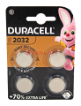 DURACELL CR2032 литиевая батарейка, 4 шт.