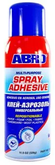 ABRO SA-300 клей-аэрозоль универсальный, 326 г.