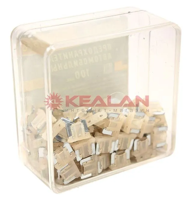 ABRO MASTERS FU-AI370-1-3-20A предохранители флажковые микро, №3, 20 А, 100 шт.