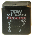 Titan AQR 12V/40SF-4 реле 4 контакта, флюсостойкий корпус