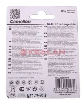 Camelion R6 AA аккумуляторная батарейка, 2000mAh Ni-Mh, 2 шт.