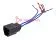 CARGEN AX34302 разъем 2108-3724356 межжгутовой 3-х контактный штыревой серии 2.8, с проводами 0,75 м