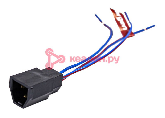 CARGEN AX34302 разъем 2108-3724356 межжгутовой 3-х контактный штыревой серии 2.8, с проводами 0,75 м