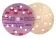 3M™ 51156 260L Purple круг абразивный полировальный, 15 отверстий, Р600, 150 мм.