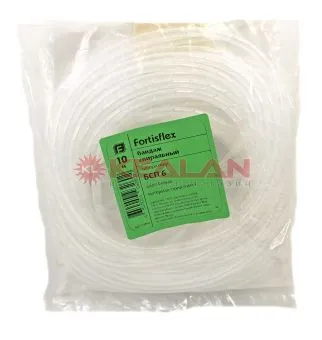 Fortisflex БСП-6 бандаж спиральный, белый, 10 м.