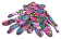 GWARD Fiesta VIOLET перчатки нейлоновые с нитриловым покрытием, размер 8 (M)
