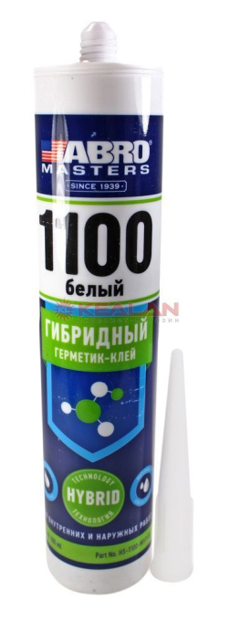 ABRO MASTERS HS-1100-WHT-RE герметик-клей гибридный, белый, 310 мл.