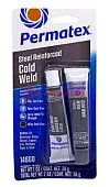 Permatex 14600 холодная сварка, стальной компаунд, 56 г.