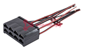 CARGEN AX37501 разъем 1/20606/80 межжгутовой 8-ми контактный гнездовой серии 6.3, с проводами 1,0 мм