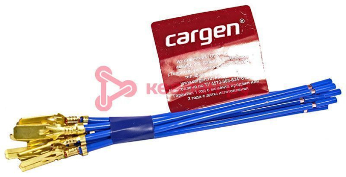 CARGEN AX38601250 контакт штыревой серии 6,3 мм (с фиксацией) обжатый с проводом 2.5 мм²