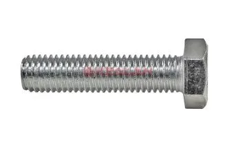 MixOne. болт с полной резьбой 12х50, шестигранная головка, оцинкованный, DIN933, ГОСТ 7798-70