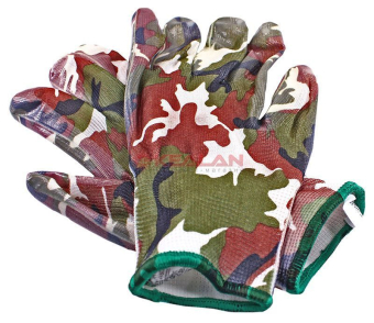 GWARD Fiesta MILITARY перчатки нейлоновые с нитриловым покрытием, размер 8 (M)