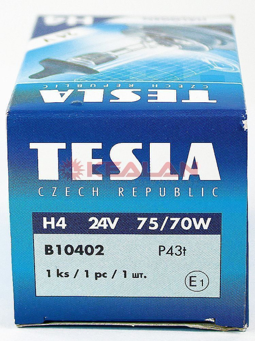 TESLA H4 75/70W лампа автомобильная галогенная 24V