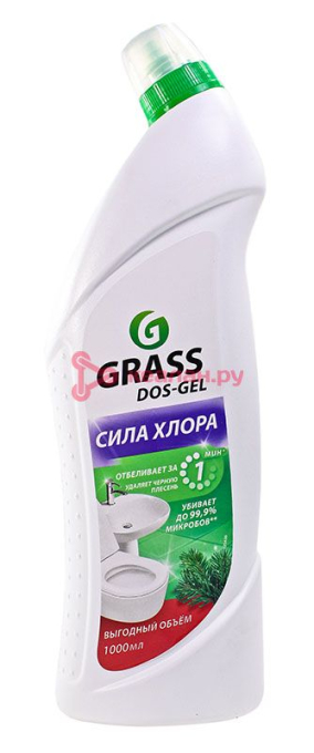 GRASS Dos Gel дезинфицирующий чтстящий гель флакон, 1 л.