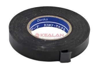 Denka Vini-Tape 234 изолента черная, ПВХ, 0,13 мм, 10 мм, 20 м.