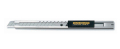 OLFA OL-SVR-2 нож с выдвижным лезвием 9 мм, и корпусом из нержавеющей стали, автофиксатор