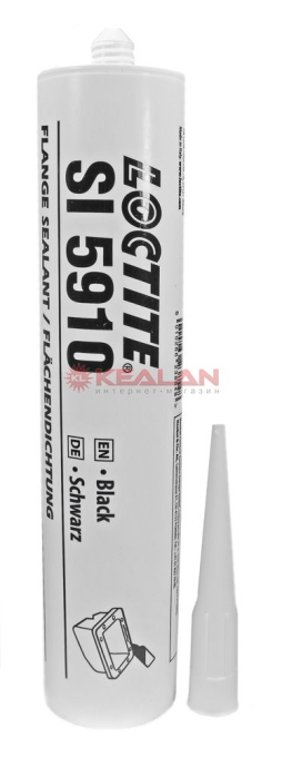 LOCTITE SI 5910 силиконовый нейтральный клей-герметик, черный, 300 мл.