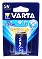 Картинка VARTA HIGH ENERGY 9V батарейка, в блистере от интентернет-магазина КЕАЛАН