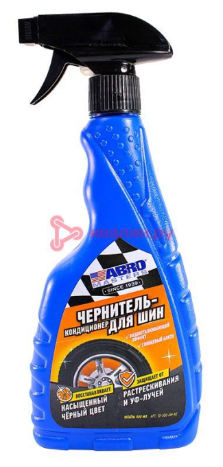 ABRO MASTERS TG-500-AM-RE чернитель-кондиционер для шин, 500 мл.