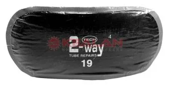 TECH 2-Way 19BK заплатка для ремонта камер, 150 х 70 мм.