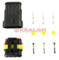 Картинка AUTOFIX WC-4 KIT набор влагозащищенных коннекторов 4 pin от интентернет-магазина КЕАЛАН