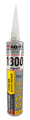 ABRO MASTERS UR-1300-BLK-RE герметик полиуретановый, черный, 310 мл.