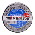 Terminator ICA8P изолента черная ПВХ, супер премиум класса, огнеупорная, 0,22 мм, 19 мм, 20 м.