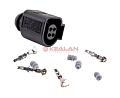 Картинка CARGEN AX6584S разъем 4B0973712 (4pin) 4 контакта датчика температуры для Audi, Ford, Seat, Skoda, V от интентернет-магазина КЕАЛАН