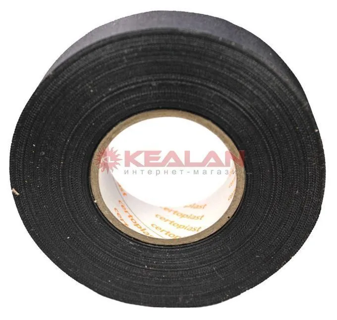 Coroplast certoplast 517 изолента тканевая, без ворса, 0,18 мм, 19 мм, 25 м.