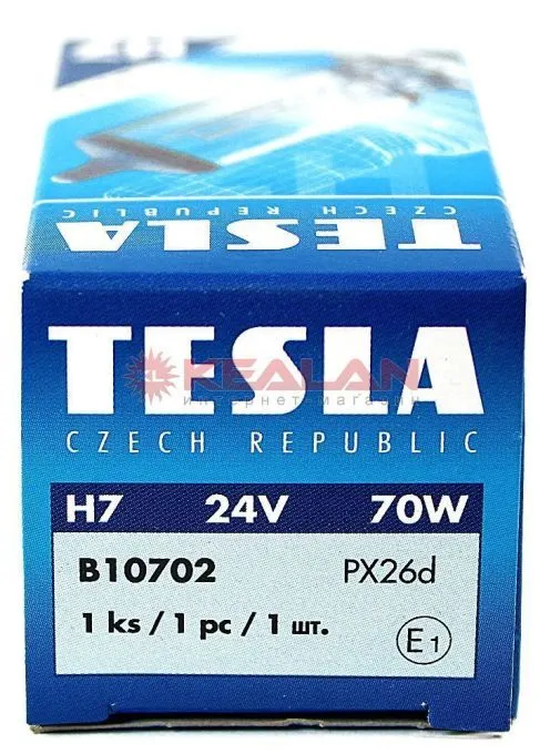TESLA H7 70W лампа автомобильная галогенная 24V