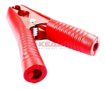 AUTOFIX CC-100A-105R-IZ зажим "крокодил" в изоляции красного цвета